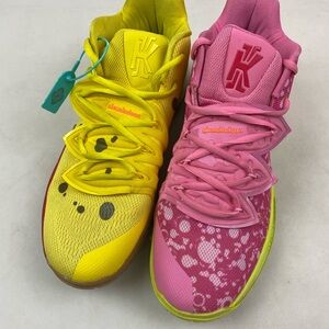 Nike Kyrie SpongeBob & Patrick mismatch shoes